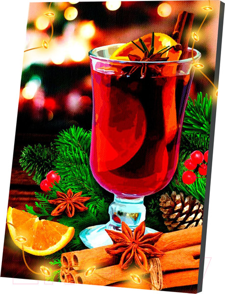 Изображение товара Картина по номерам Школа талантов Новый год! Глинтвейн / 9670026