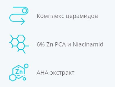Изображение товара Сыворотка для лица Ceramed Себорегулирующая с ниацинамидом и цинком (30мл)