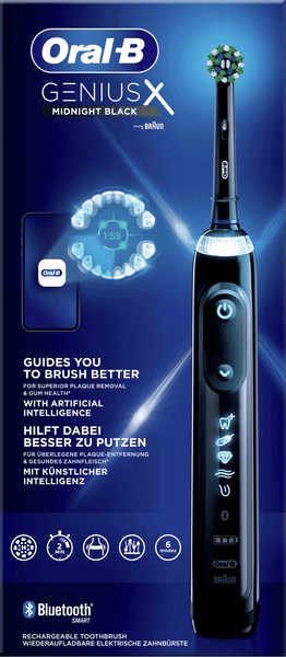Изображение товара Электрическая зубная щетка Oral-B Genius X Black D706.513.6BK