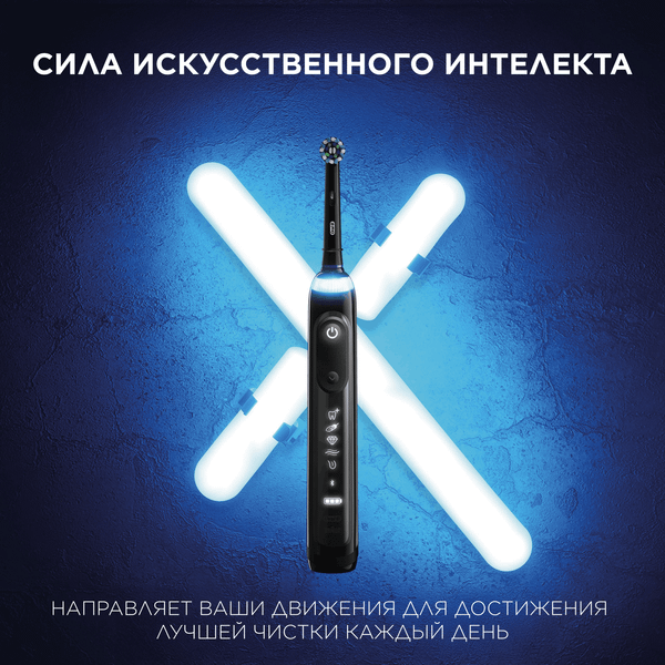 Изображение товара Электрическая зубная щетка Oral-B Genius X Black D706.513.6BK