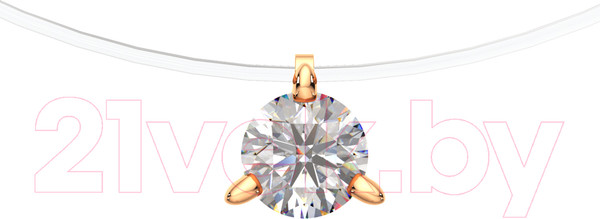 Изображение товара Колье из розового золота ZORKA 580002.1.14K.R (45см, с фианитами)