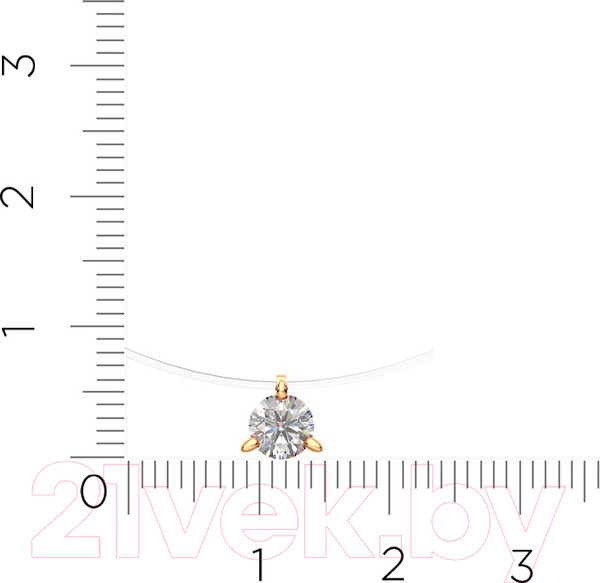 Изображение товара Колье из розового золота ZORKA 580002.1.14K.R (45см, с фианитами)