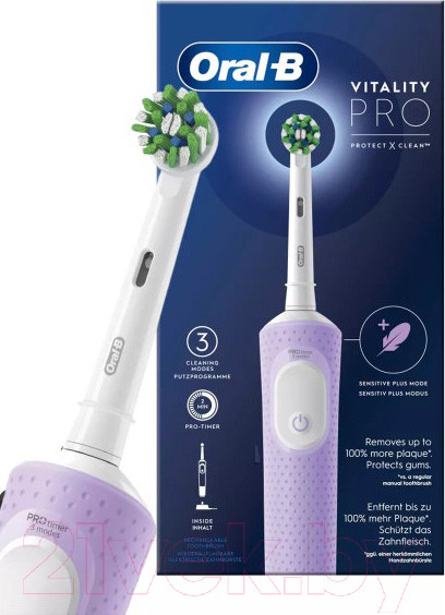 Изображение товара Электрическая зубная щетка Oral-B Vitality Pro D103 Box Lilac D103.413.3L