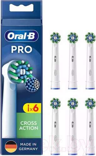 Набор насадок для зубной щетки Oral-B Pro CrossAction EB50RX-6 