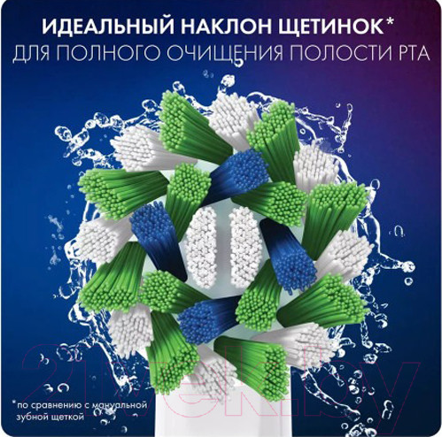 Изображение товара Набор насадок для зубной щетки Oral-B Pro CrossAction Black EB50BRX-6 