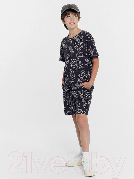 Изображение товара Шорты детские Mark Formelle 133351 (р.146-72, пальмы на темном)