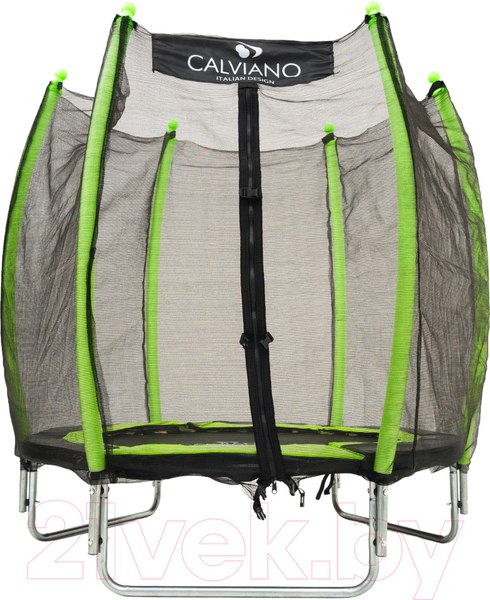 Изображение товара Батут Calviano D-140 (внешняя сетка, зеленый)