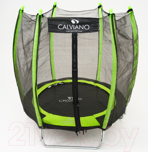 Изображение товара Батут Calviano D-140 (внешняя сетка, зеленый)