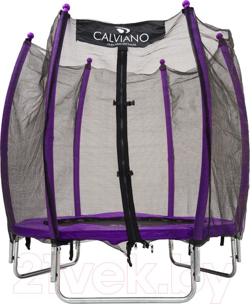 Изображение товара Батут Calviano D-140 (внешняя сетка, фиолетовый)