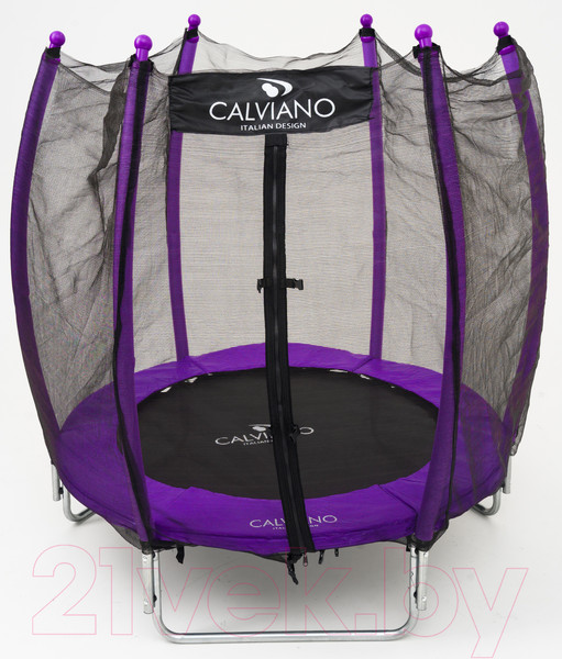 Изображение товара Батут Calviano D-140 (внешняя сетка, фиолетовый)