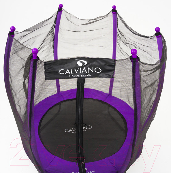 Изображение товара Батут Calviano D-140 (внешняя сетка, фиолетовый)