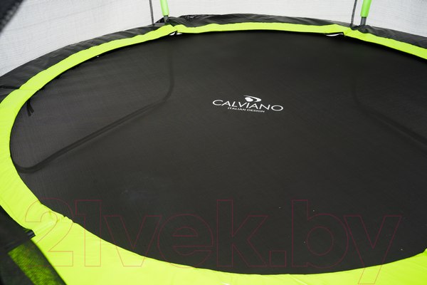 Изображение товара Батут Calviano D-252 (внешняя сетка, лестница, зеленый)
