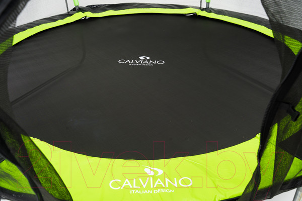 Изображение товара Батут Calviano D-252 (внешняя сетка, лестница, зеленый)