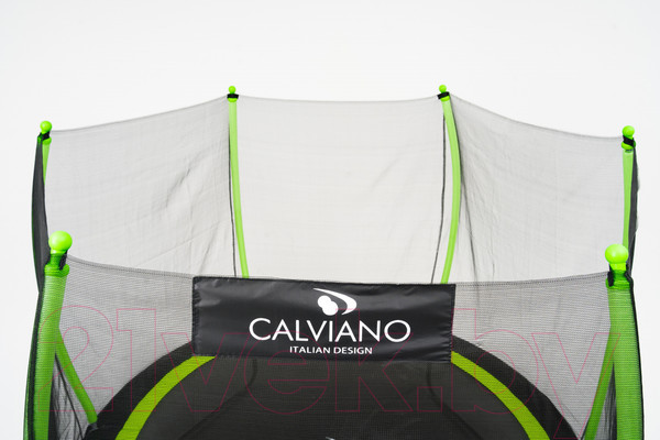 Изображение товара Батут Calviano D-252 (внешняя сетка, лестница, зеленый)