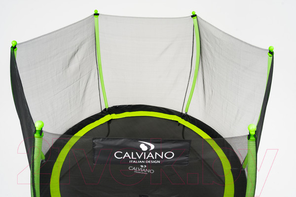 Изображение товара Батут Calviano D-252 (внешняя сетка, лестница, зеленый)