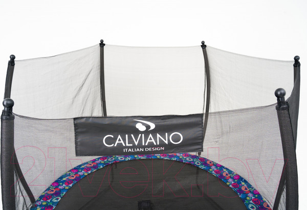 Изображение товара Батут Calviano D-252 Smile (внешняя сетка, лестница)