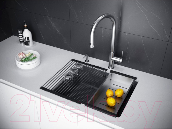 Изображение товара Мойка кухонная Paulmark Lumi LU55-DG