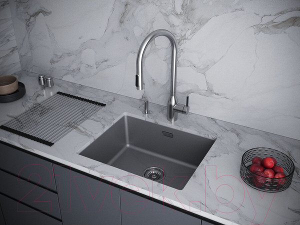 Изображение товара Мойка кухонная Paulmark Lumi LU55-GRM