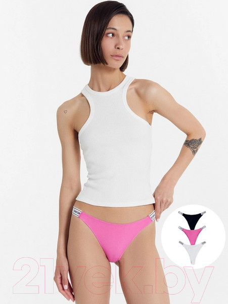 Изображение товара Комплект женских трусов Mark Formelle 412577-3 (р.106, ярко-розовый)