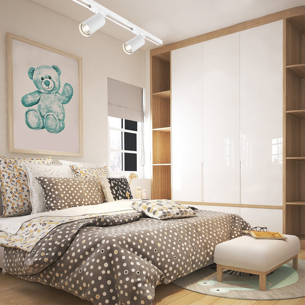 Изображение товара Трековый светильник ESCADA 20001TRA/01 (белый матовый)