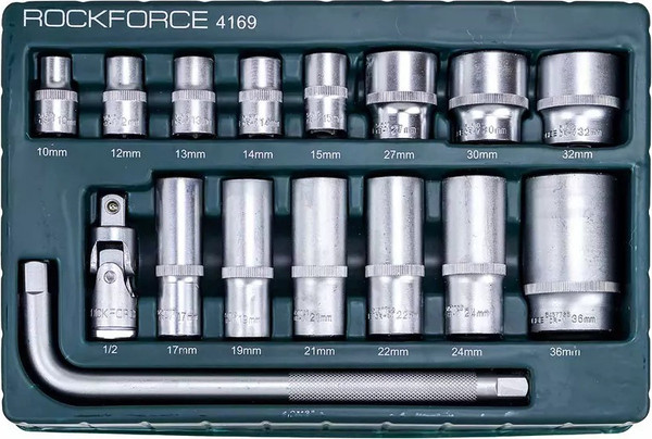 Изображение товара Универсальный набор инструментов RockForce RF-4169 (58293)