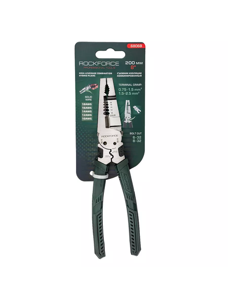Изображение товара Инструмент для зачистки кабеля RockForce RF-6806B (58548)