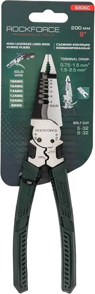 Изображение товара Инструмент для зачистки кабеля RockForce RF-6806C