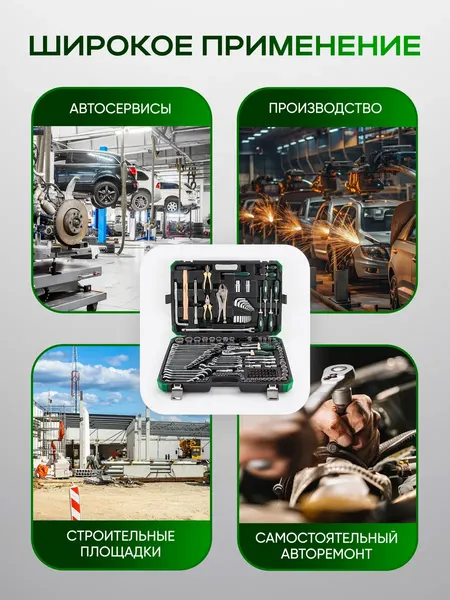 Изображение товара Универсальный набор инструментов RockForce RF-41421-5 Gold