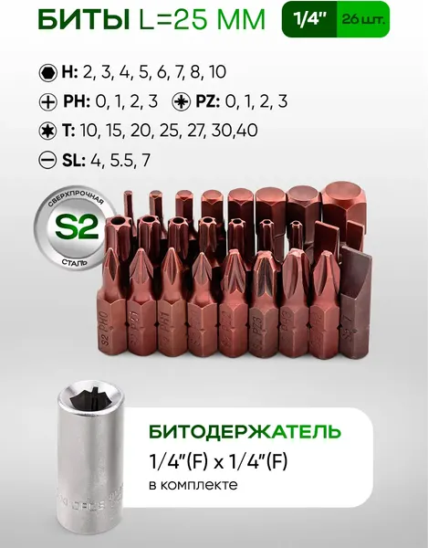 Изображение товара Универсальный набор инструментов RockForce RF-41421-5 Gold