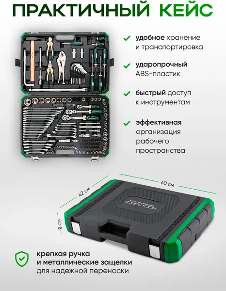 Изображение товара Универсальный набор инструментов RockForce RF-41421-5 Gold