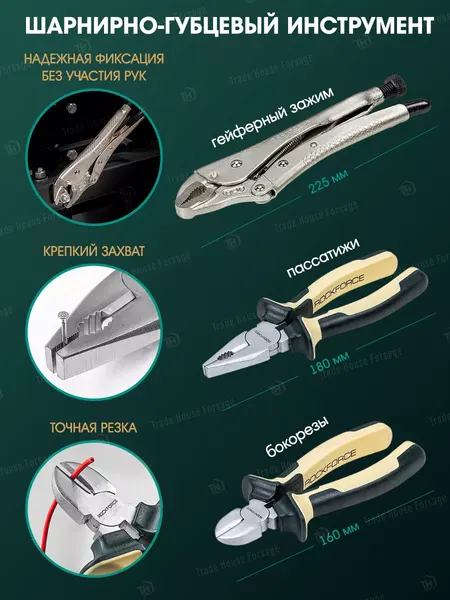 Изображение товара Универсальный набор инструментов RockForce RF-41421-5 Gold