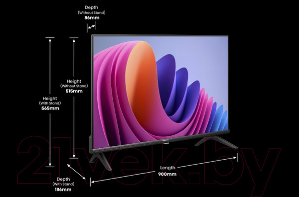 Изображение товара Телевизор Hisense 40" 40A4N