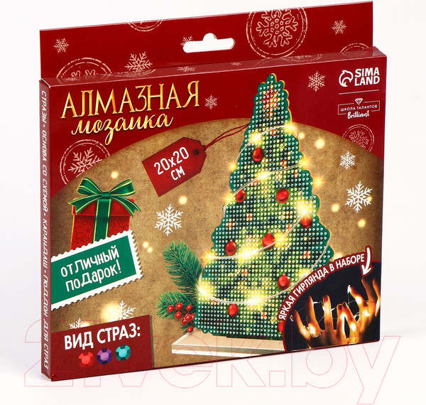 Изображение товара Набор алмазной вышивки Школа талантов Новый год. Елка / 9824873