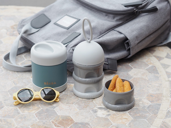 Изображение товара Набор контейнеров для детского питания Beaba Boite Doseuse Light/Dark Mist 911673