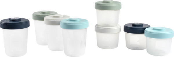 Изображение товара Набор контейнеров для детского питания Beaba 8 Portions Clip 913500