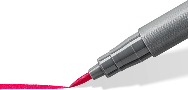 Изображение товара Набор капиллярных ручек Staedtler Pigment Brush. Reds&Pinks / 371 C6-1 (6цв)