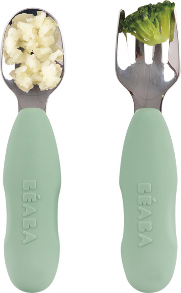 Изображение товара Набор столовых приборов для кормления Beaba Lot 2 Pre-Couverts S Green 913580