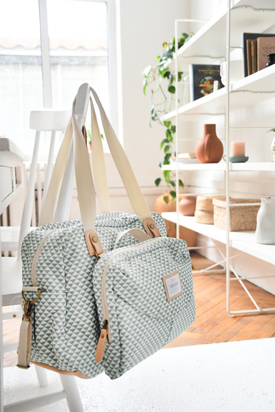 Изображение товара Сумка для коляски Beaba Sac Geneve Playprin Sage Green 940302