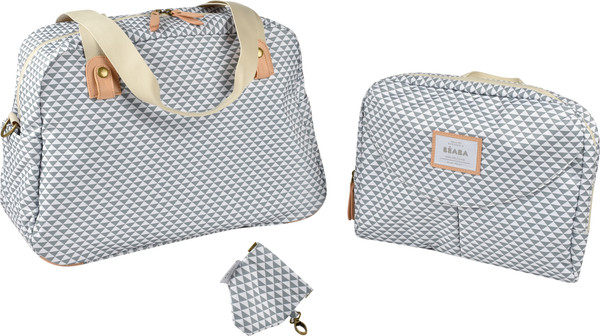 Изображение товара Сумка для коляски Beaba Sac Geneve Playprin Sage Green 940302