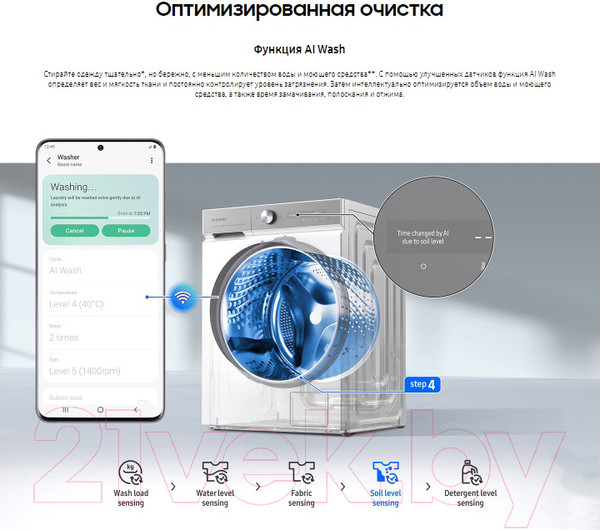 Изображение товара Стиральная машина Samsung WW11BB944CGBLD