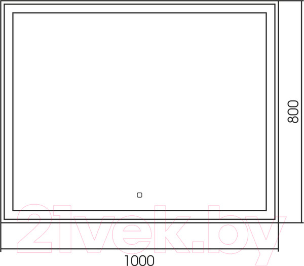 Изображение товара Зеркало Abber See AG6115S-1.0