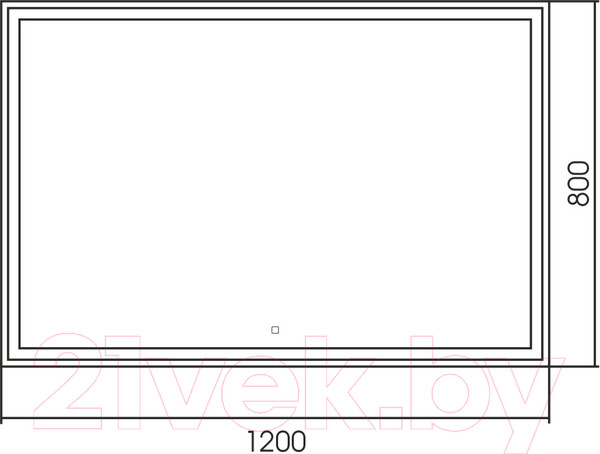Изображение товара Зеркало Abber See AG6115SL-1.2