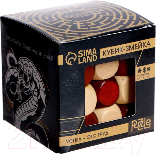 Изображение товара Игра-головоломка Puzzle Игры разума. Кубик-змейка / 292830
