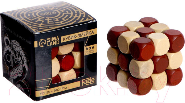Изображение товара Игра-головоломка Puzzle Игры разума. Кубик-змейка / 292830