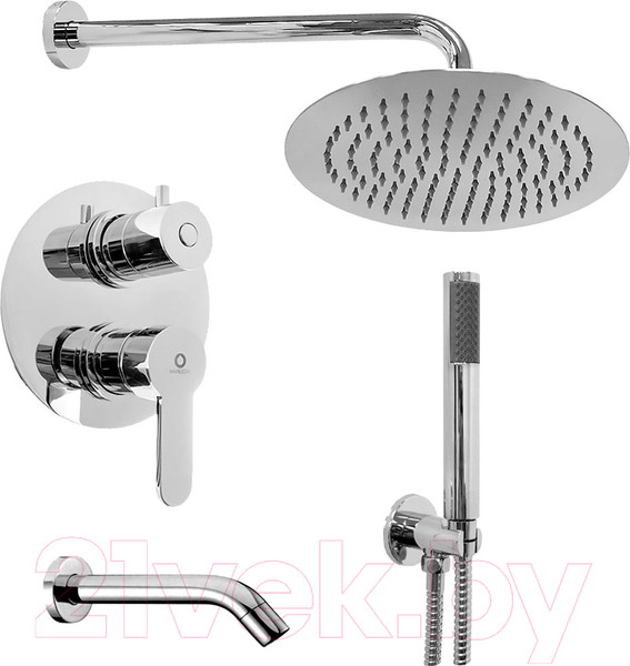 Изображение товара Душевая система со смесителем Slezak RAV Zambezi ZA087.32