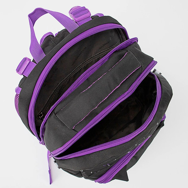 Изображение товара Школьный рюкзак Ecotope 183-2030053-BLL (черный/сиреневый)
