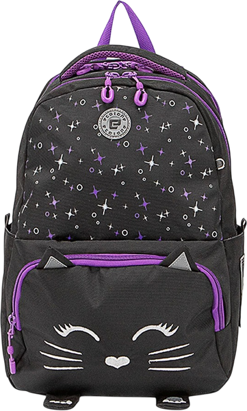 Изображение товара Школьный рюкзак Ecotope 183-2030053-BLL (черный/сиреневый)