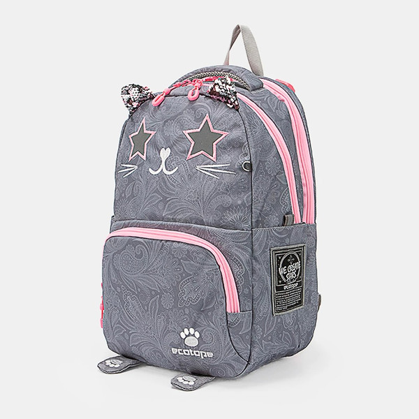 Изображение товара Школьный рюкзак Ecotope 183-2030152-GPK (серый/розовый)