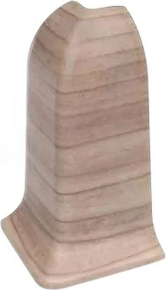 Изображение товара Уголок для плинтуса Sanrelia SanFlex 564 Дуб снежный (2шт, внутренний)