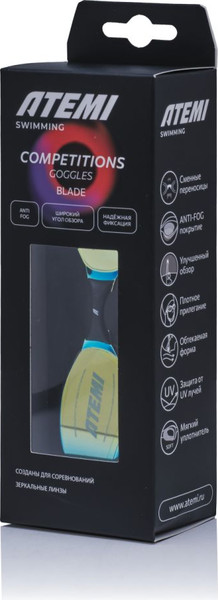 Изображение товара Очки для плавания Atemi Blade CB1BK (черный)